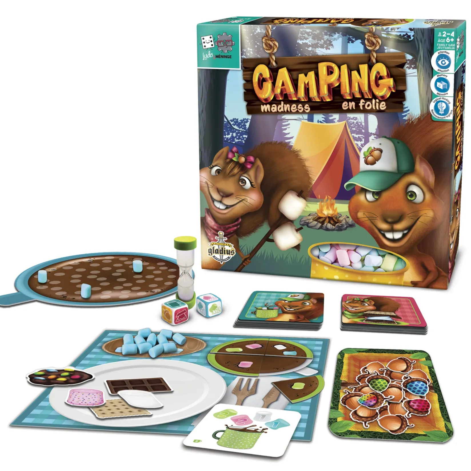 Discount Camping Madness Kids Board Games