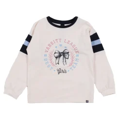 Campus Bow T-shirt 2-12 Kids Tops