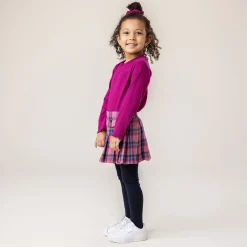 Skirts>Nano Campus Plaid Skirt 2-12 Pink