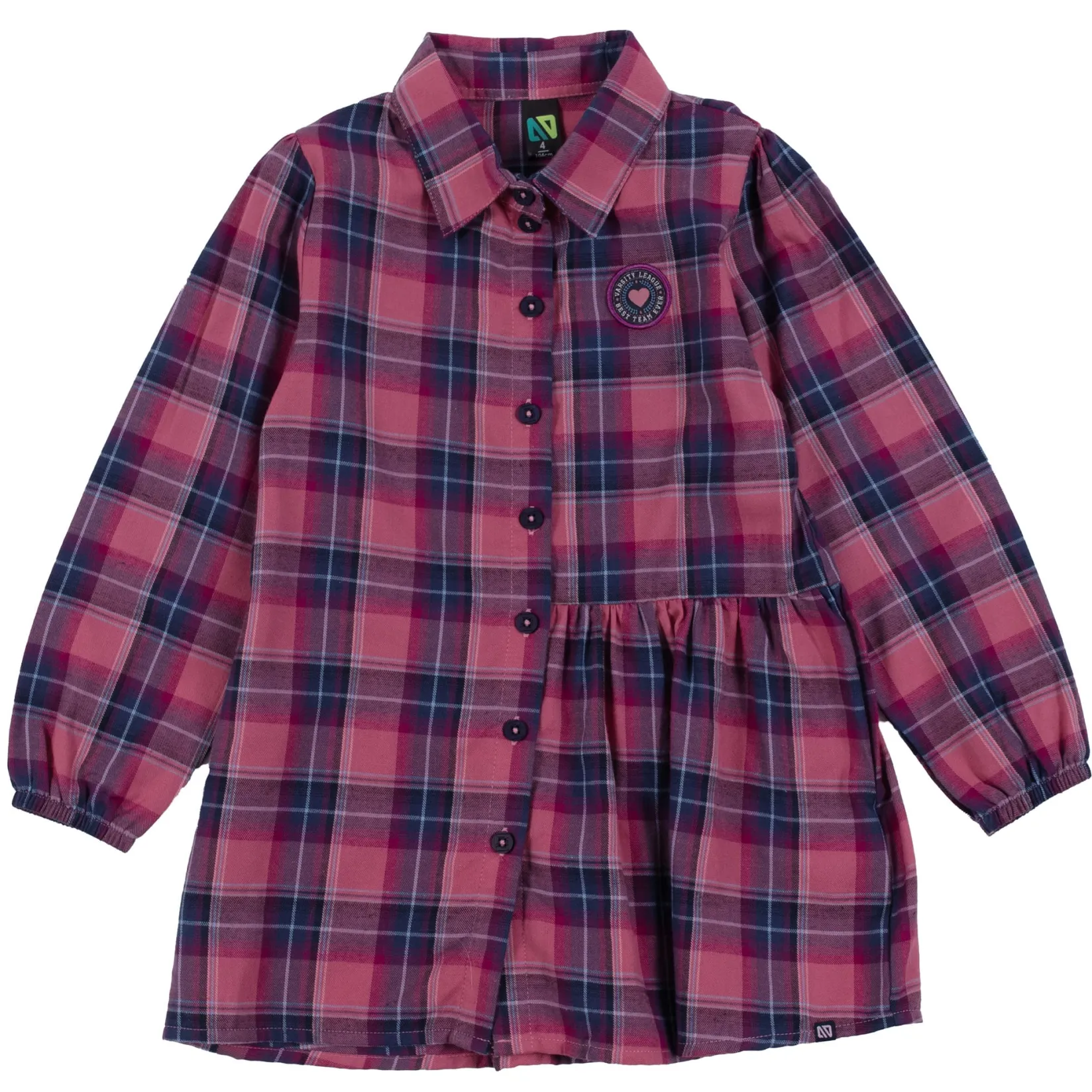 Hot Campus Plaid Tunic 2-12 Kids Tops