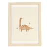 Clearance Canva with Natural Frame - Dinosaur Wall Decorations