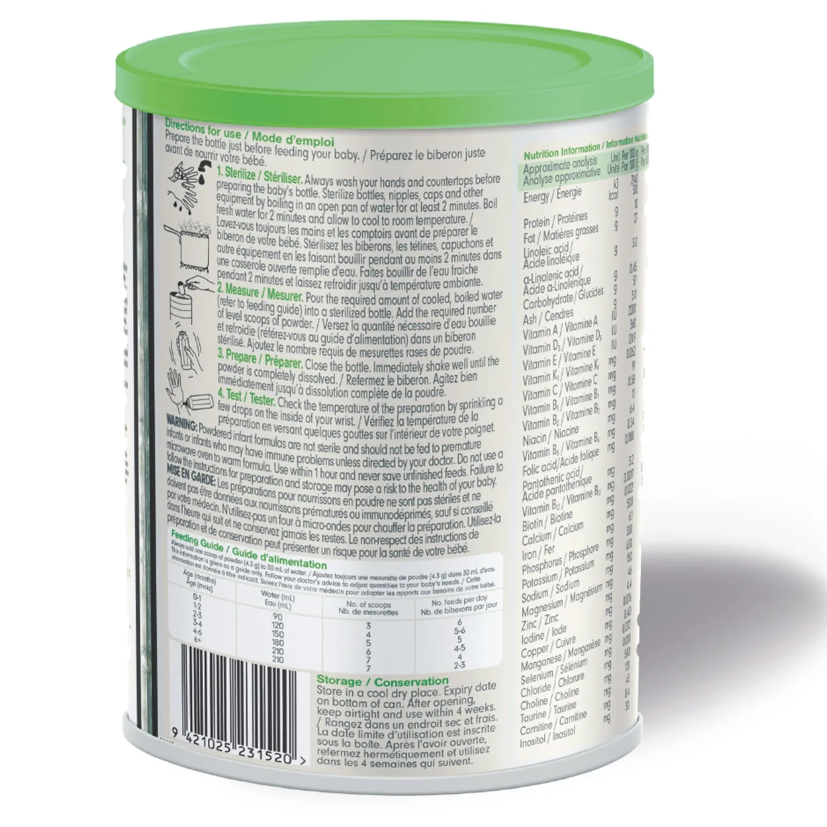 Baby Food & Snacks>Capricare ® Infant Formula Stage 1 0+ months 800g