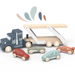 Wooden Toys>Speedy Monkey Car Transporter
