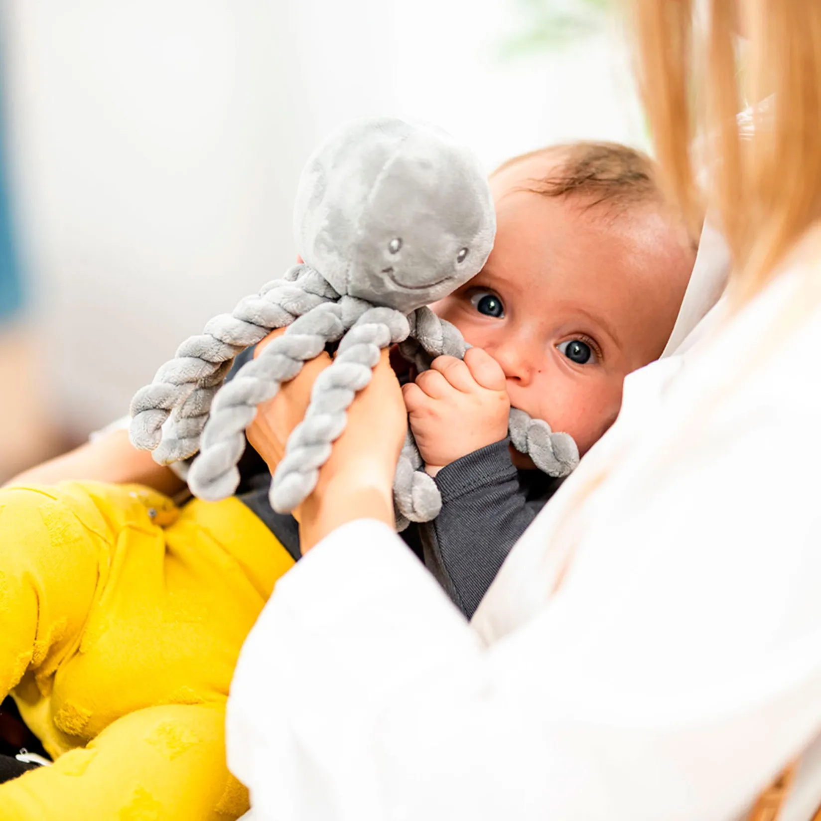 Plush Toys>Nattou Caramel Octopus 28cm