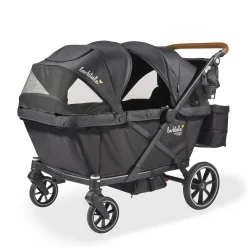 Strollers|Strollers & Trailers>Larktale Caravan Coupe Quad V2 - Byron Black