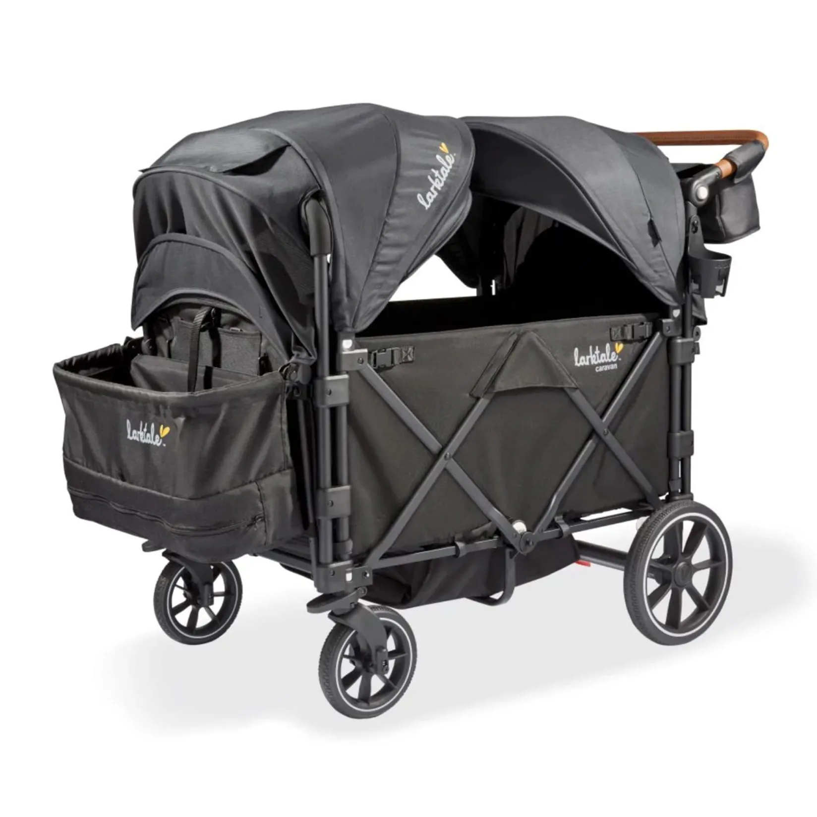 Outlet Caravan Quad Wagon - Byron Black Kids Strollers|Strollers & Trailers