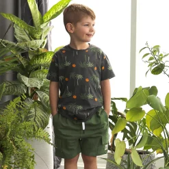 Clearance Cargo Green Short 2-8y Kids/BOY Shorts & Bermuda