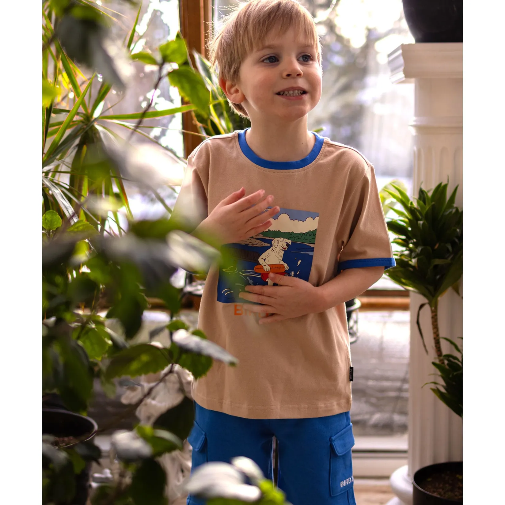 Shorts & Bermuda>Birdz Cargo Sweat Shorts 2-10 Royal Blue