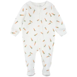 Pajamas|Pajamas>Firsts par Petit Lem Carrots Bunnies Pajamas 0-12m Ivory