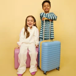 New Carry-on Luggage - Petal Pink Kids Travel Accessories|Outdoors & Travel
