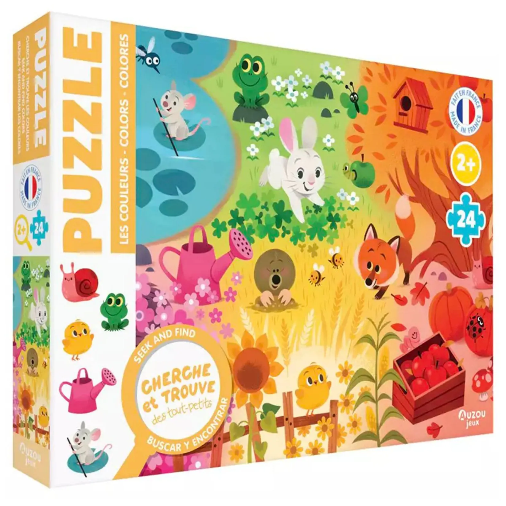 Puzzles>Auzou Casse-Tête Cherche et Trouve des Tout-petits - Les couleurs