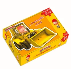 Hot Casse-Tête Le Tractopelle D'Axel Kids Puzzles
