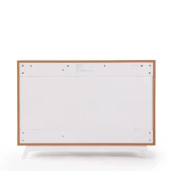 Online Central Park 3-drawer - White / Red oak Storage Furniture