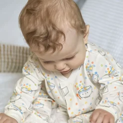 New Cereals Magnetic Pajamas P-12m BOY Preemie Clothing|Pajamas