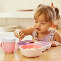 Clearance C’est Silicone!™ Training Cup 6oz - Coral Kids Cups & Tumblers|Cups & Tumblers