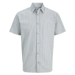 Tops>Jack u0026 Jones Chad Oxford Stripe Shirt 8-16y Blue