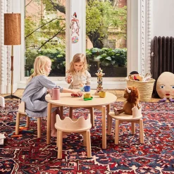 Discount Chairs Moss Naturel (2) Kid'S Tables & Chairs