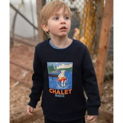 Best Chalet Dog Sweatshirt 2-10 Kids/BOY Fleeces And Sweatshirts|Tops