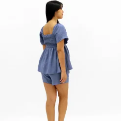 Discount Chambray Maternity Top Tops