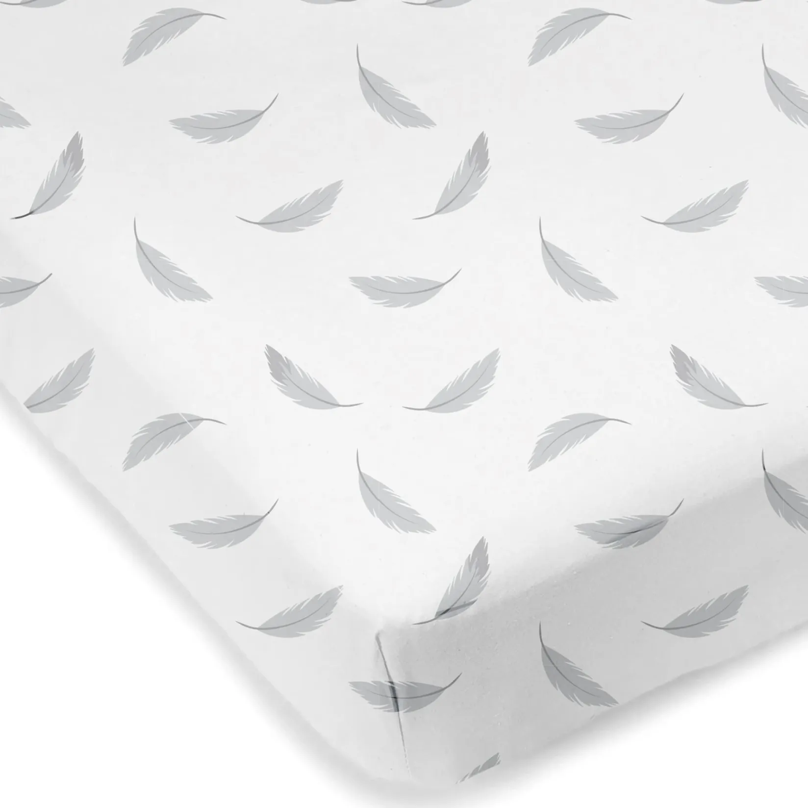 Outlet Changing Pad Cover - Feather Gray Changing Tables|Changing Pad Covers