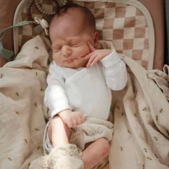 Outlet Changing Pad Liners (3) - Natural Check Changing Tables|Changing Pad Covers