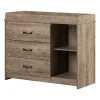 Changing Tables>South Shore Changing Table - Tassio Weathered Oak