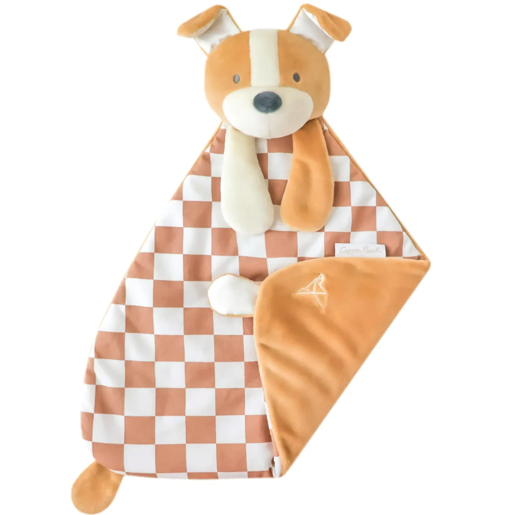 Developmental Toys>Copper Pearl Character Lovey - Pepper Pal Dog