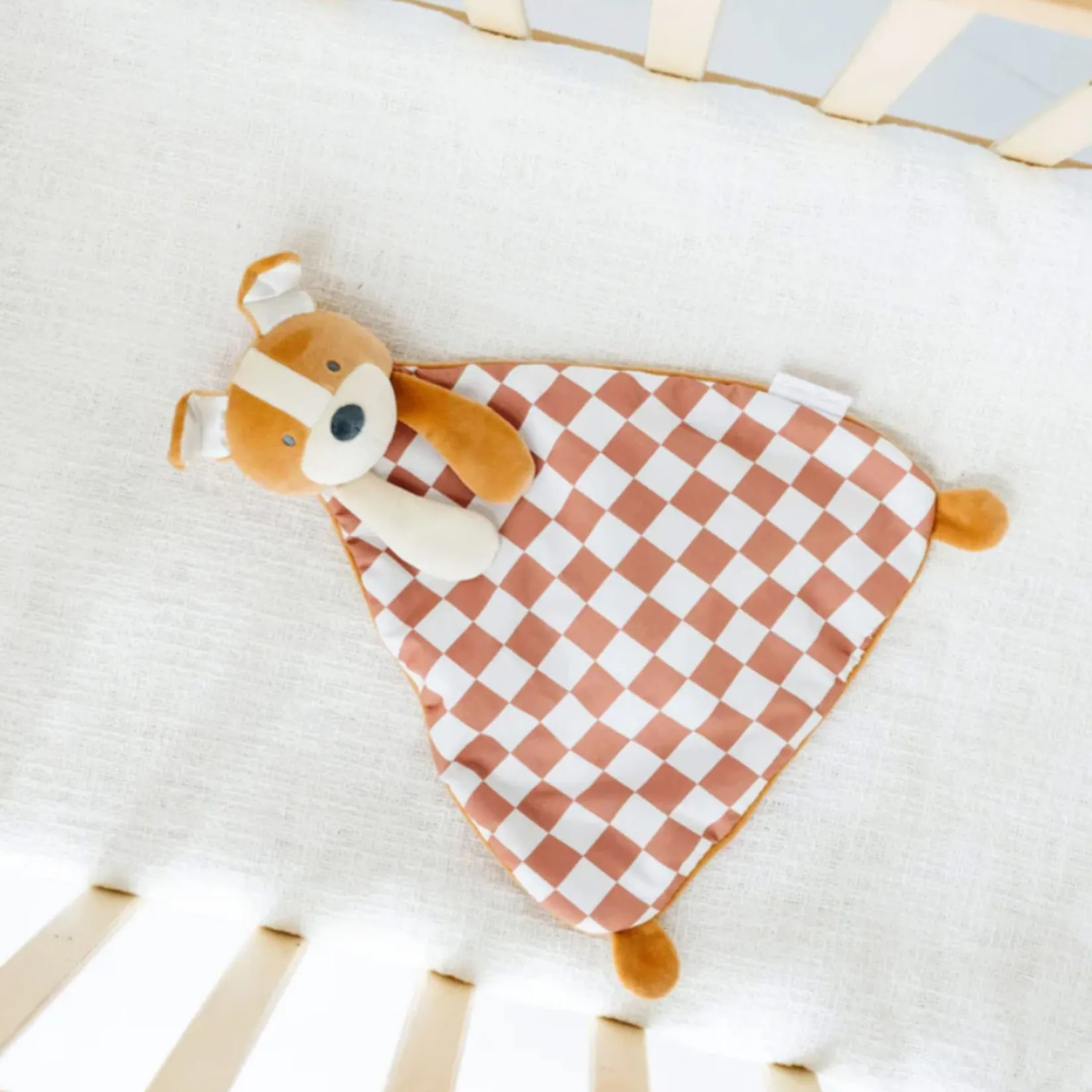 Developmental Toys>Copper Pearl Character Lovey - Pepper Pal Dog