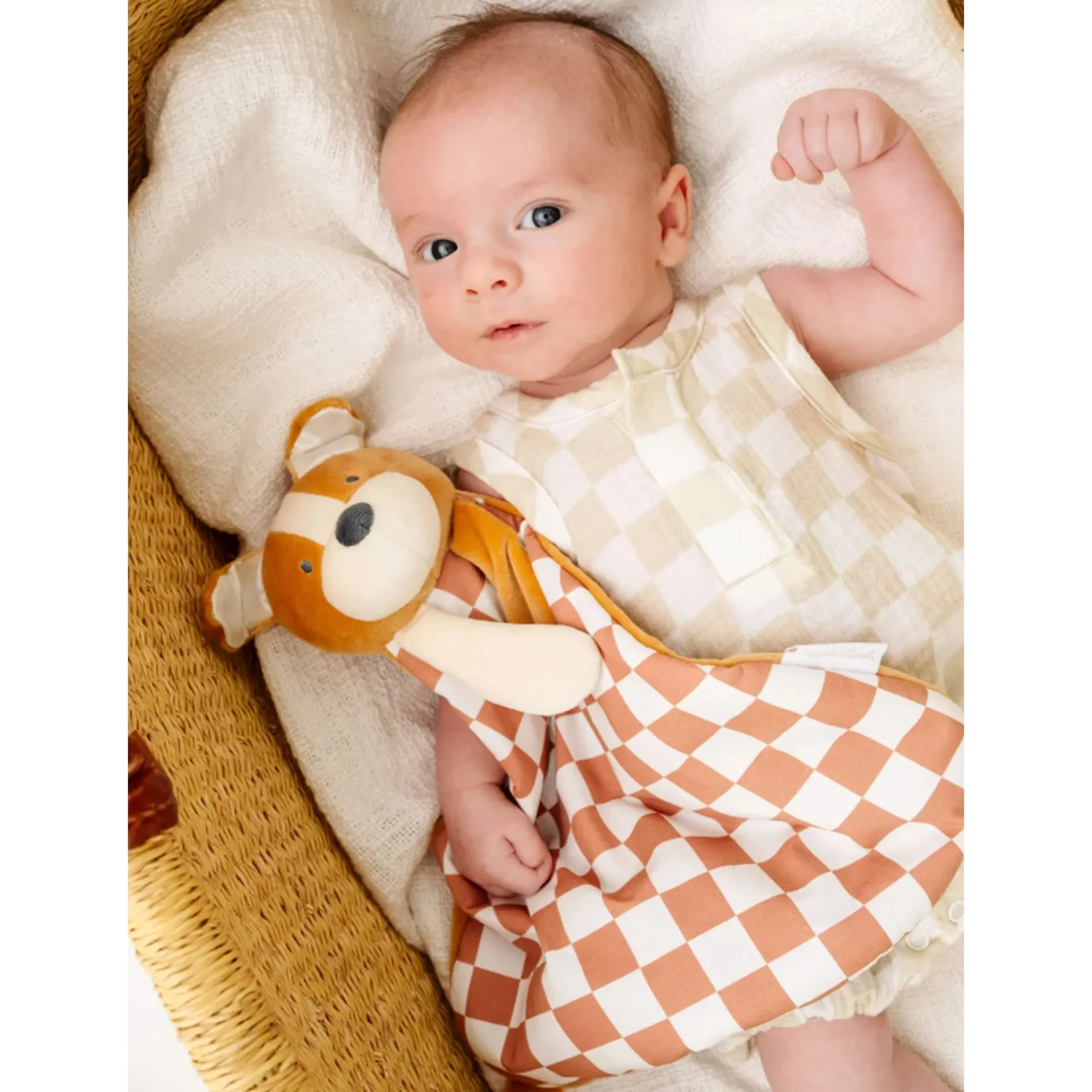 Developmental Toys>Copper Pearl Character Lovey - Pepper Pal Dog