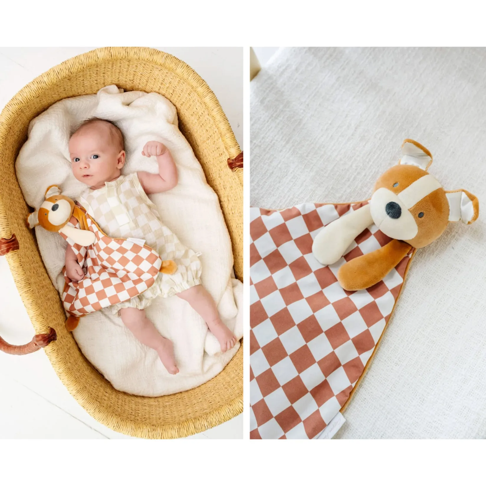 Developmental Toys>Copper Pearl Character Lovey - Pepper Pal Dog