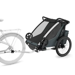 Discount Chariot Cross2 Double - Dark Slate Kids Summer Activities|Strollers