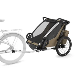 Outlet Chariot Cross2 Double - Faded khaki Kids Summer Activities|Strollers