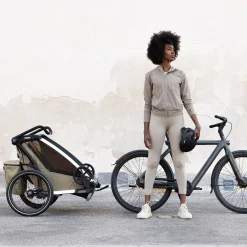 Outlet Chariot Cross2 Double - Faded khaki Kids Summer Activities|Strollers