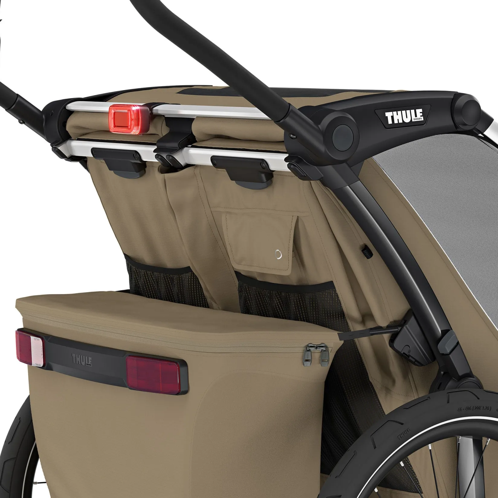 Outlet Chariot Cross2 Double - Faded khaki Kids Summer Activities|Strollers