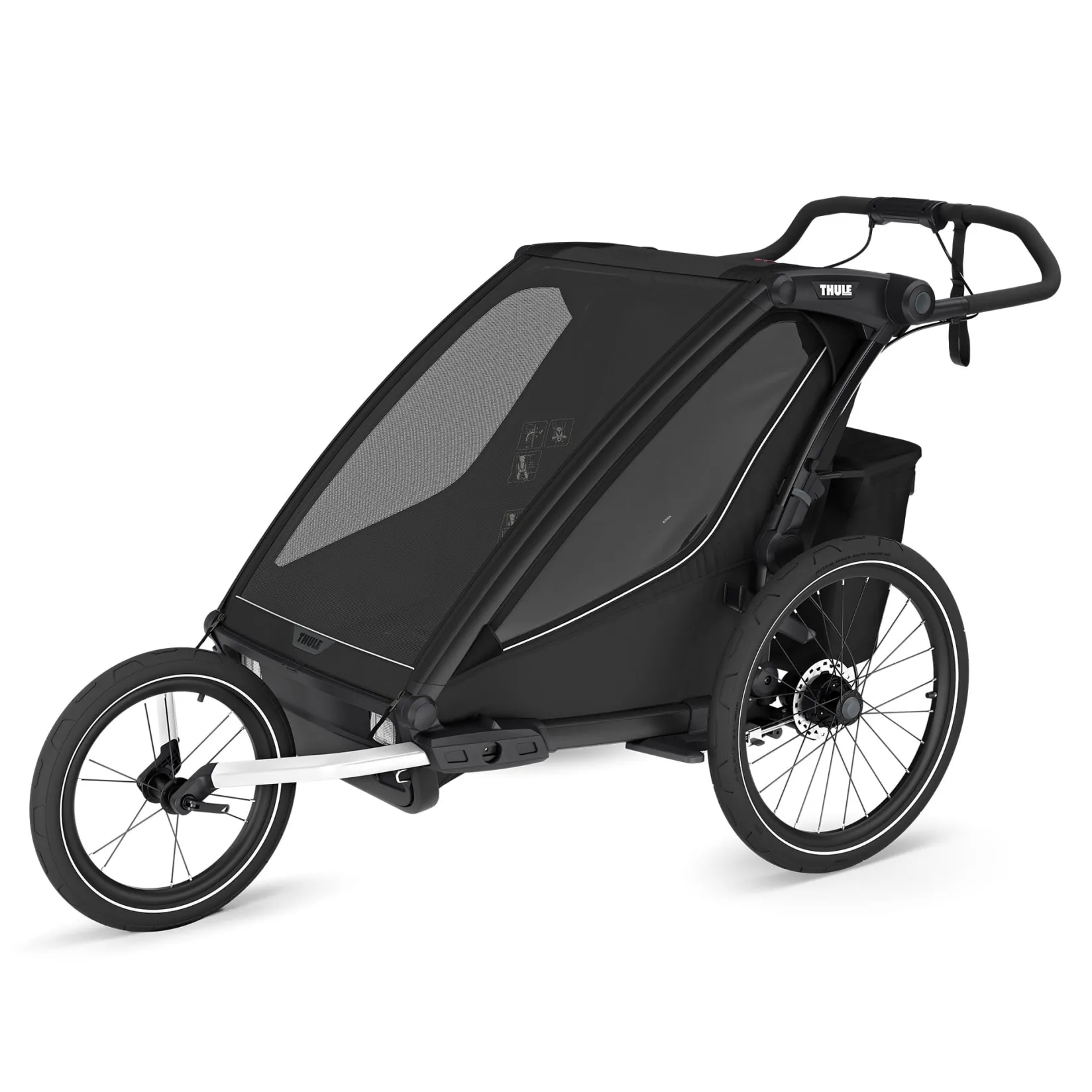 Outlet Chariot Sport2 Double - Black Kids Summer Activities|Strollers