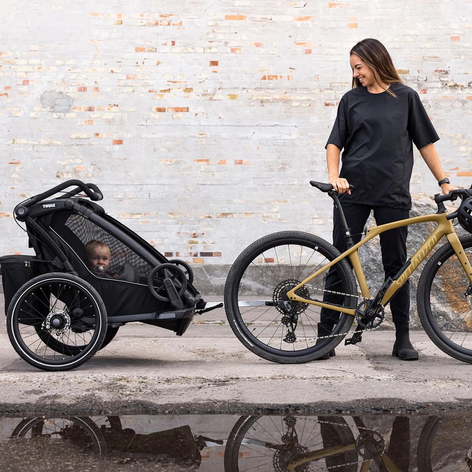 Outlet Chariot Sport2 Double - Black Kids Summer Activities|Strollers