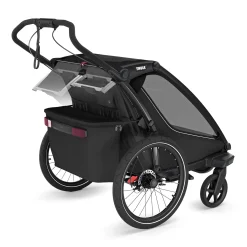 Outlet Chariot Sport2 Double - Black Kids Summer Activities|Strollers
