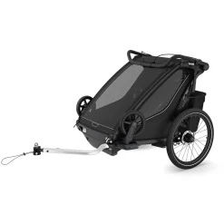 Outlet Chariot Sport2 Double - Black Kids Summer Activities|Strollers