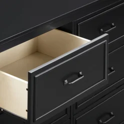 Best Charlie 6-Drawer Double Dresser - Ebony Storage Furniture
