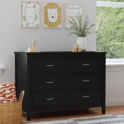 Best Charlie 6-Drawer Double Dresser - Ebony Storage Furniture