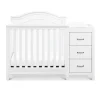 New Charlie 4-in-1 Convertible Mini Crib & Changer - White Cribs & Mattresses|Cribs & Mattresses
