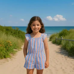 Dresses & Rompers>Look Charm Romper 7-14y Blue