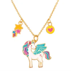 Clearance Charming Whimsy Necklace and Earring Gift Set - Unicorn Dreams Teething Toys