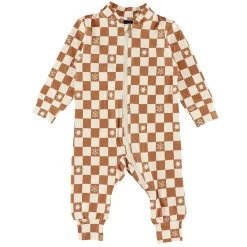 Outfit Sets>Clement - Vetements Checker Base Layer 3-24m Ivory