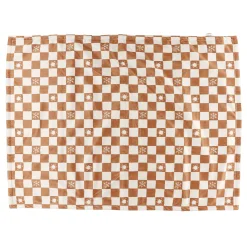 Blankets|Blankets>Bebe O Chaud Checker Velux Blanket Ivory