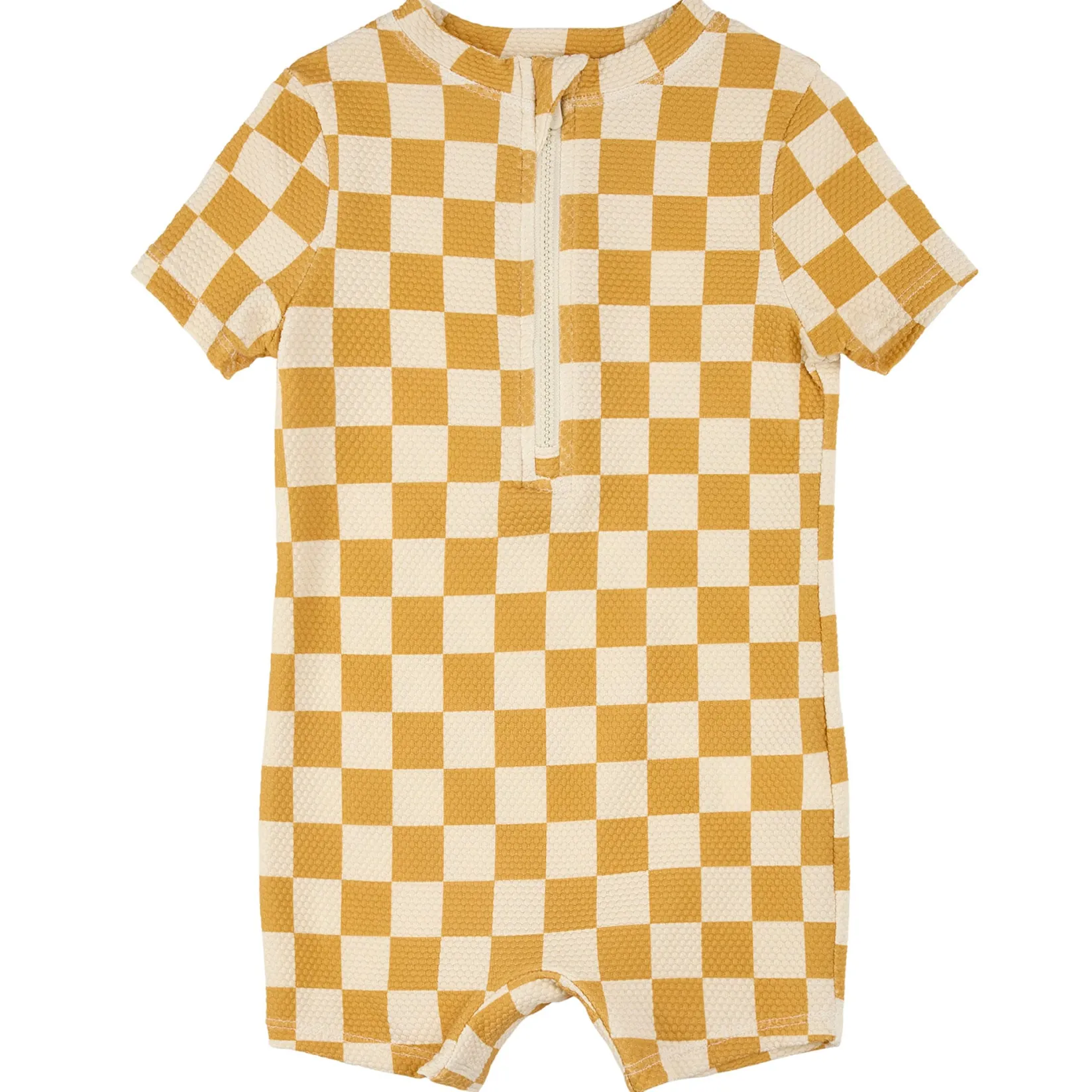 Clearance Checkered UV Swimsuit 0-24m BOY Swimsuits