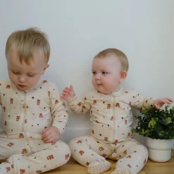 Hot Checkers Bear Pajamas 0-30m BOY Pajamas|Pajamas