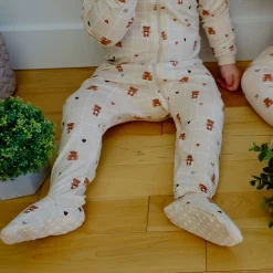 Hot Checkers Bear Pajamas 0-30m BOY Pajamas|Pajamas