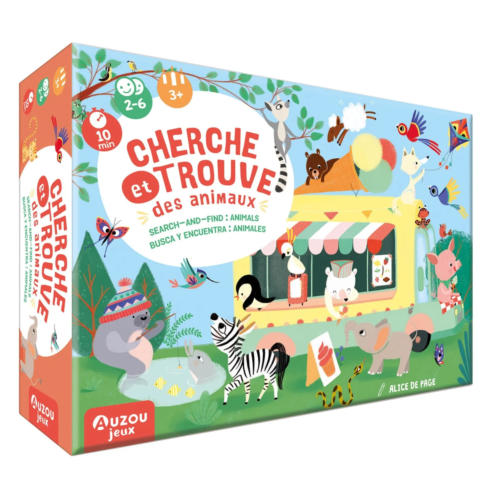 Outlet Cherche Et Trouve Des Animaux Kids Board Games