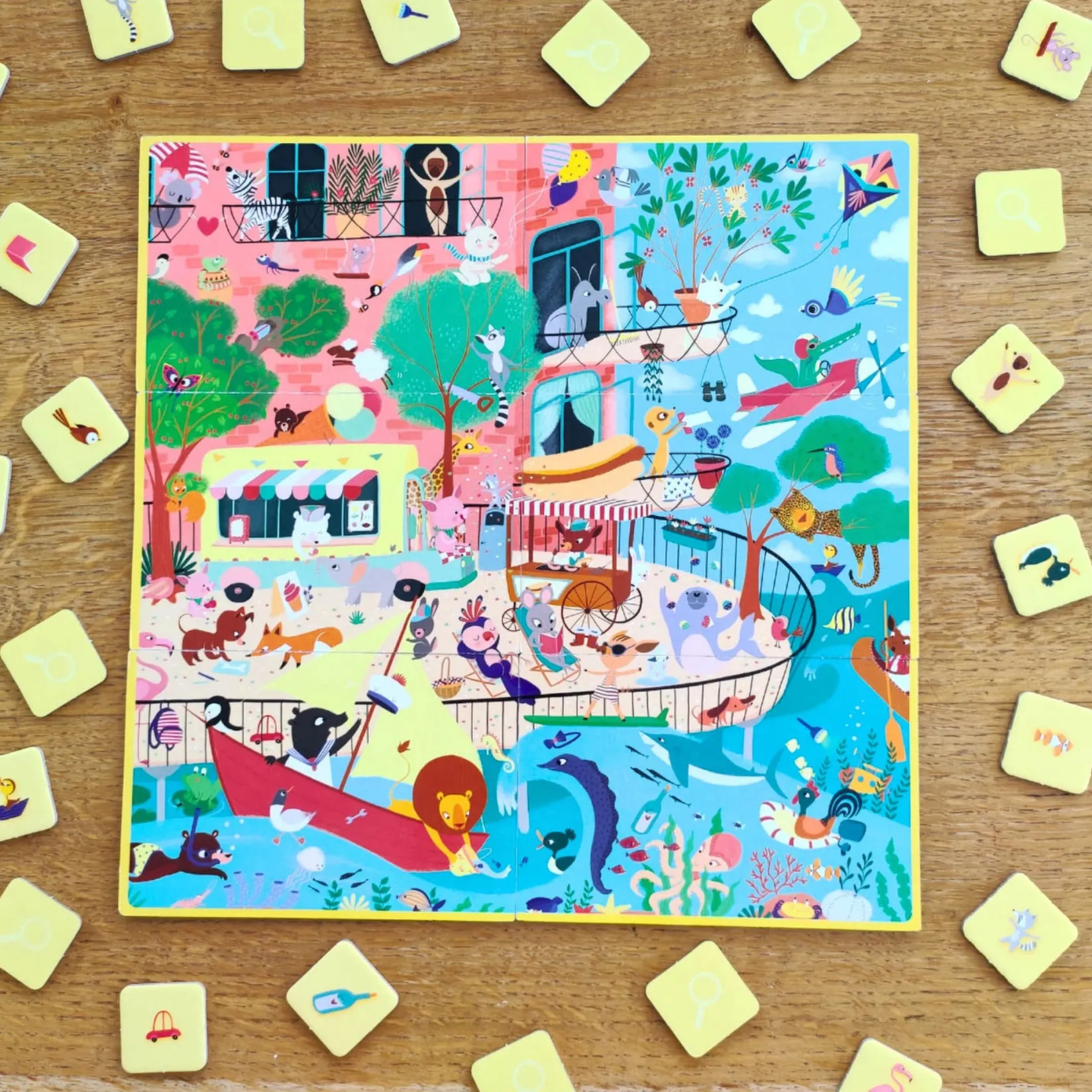 Outlet Cherche Et Trouve Des Animaux Kids Board Games